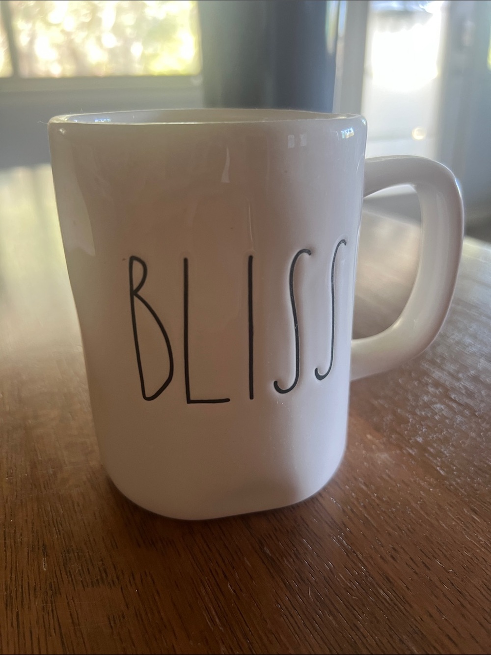 White 'Rae Dunn BLISS' Ceramic Coffee Mug - Home Dining